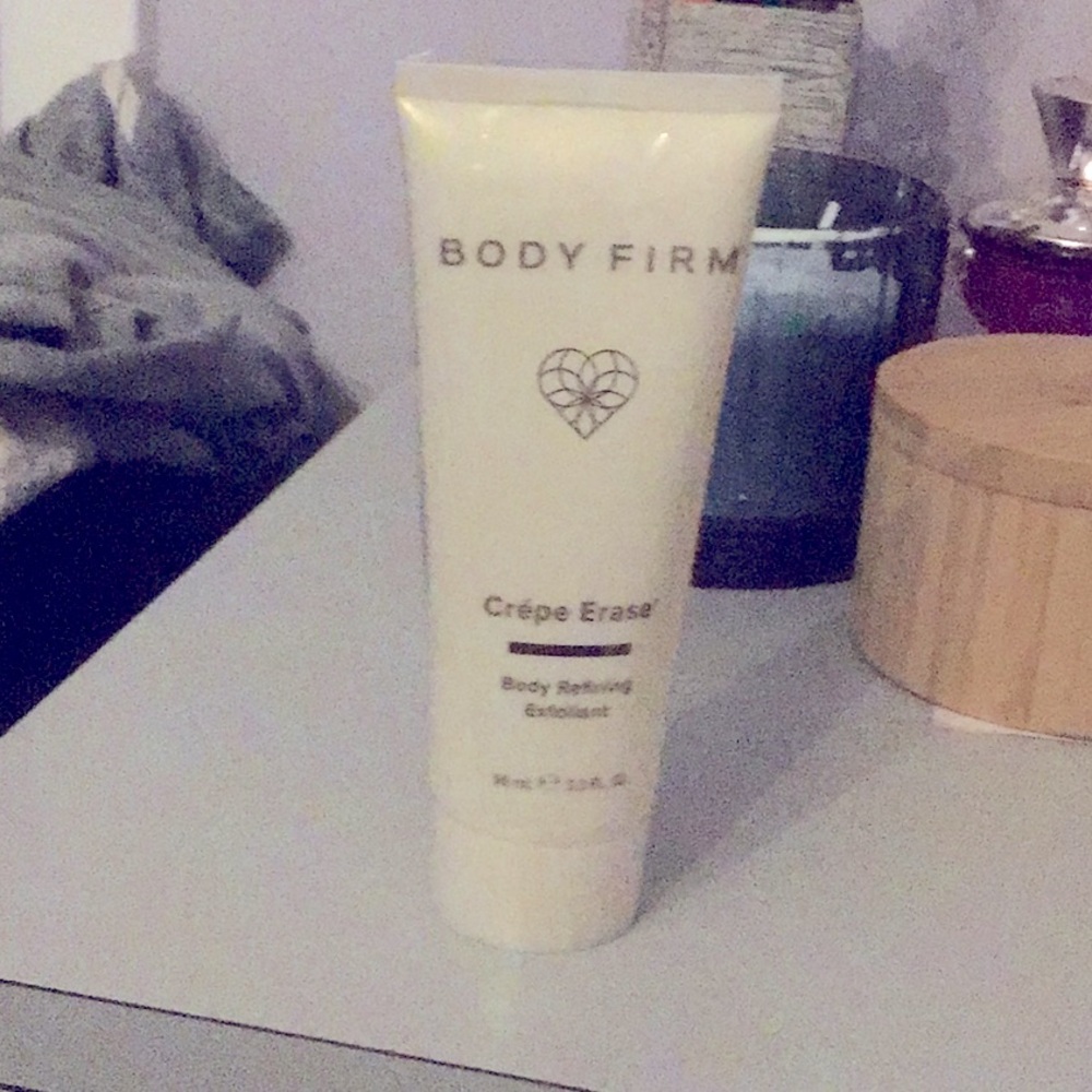 New Crepe Erase Body Firm Body Refining Exfoliant 3.3 fl.oz. Fragrance Free.